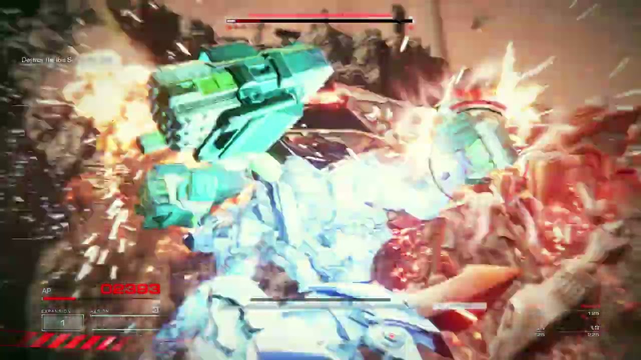 ARMORED CORE™ VI FIRES OF RUBICON™ CEL 240 Boss Fight NO Repair Kits light build