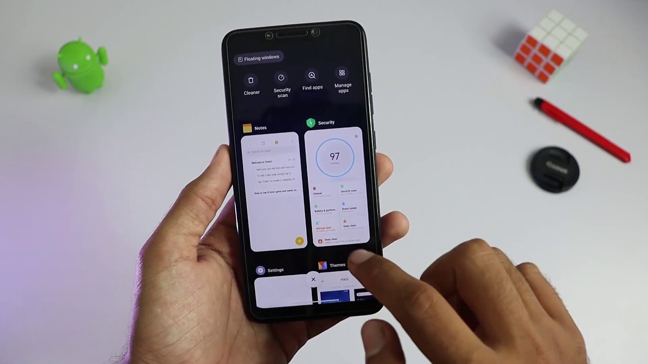 Enable MIUI 12 New Horizontal + Vertical Style Recent Menu On Any Pocophone | Enable Hidden Features