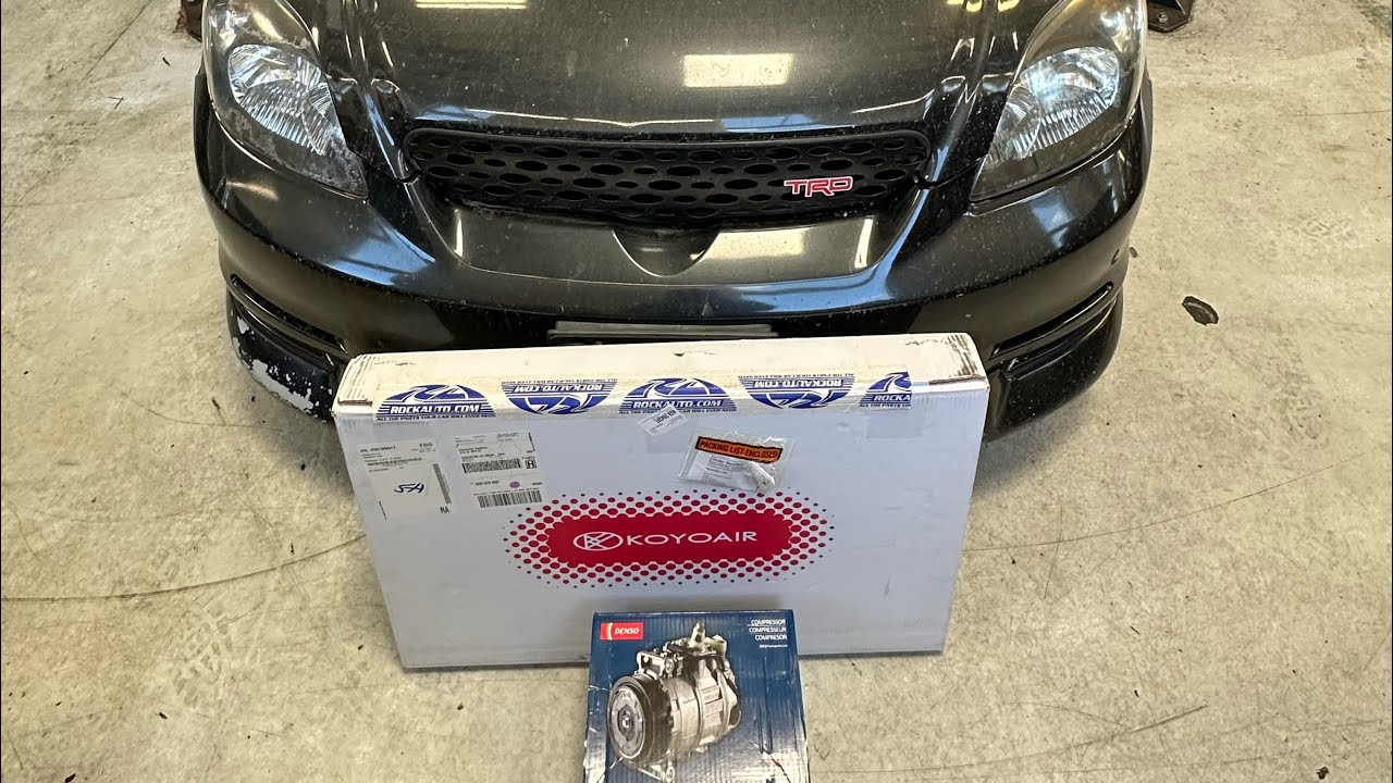Poor ac performance? / 2003 Toyota Matrix AC compressor and condenser install