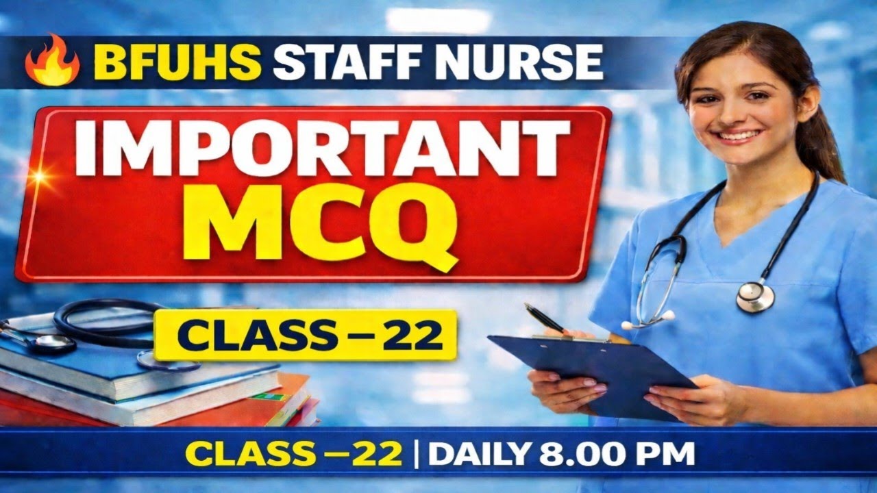 Bfuhs Staff Nurse Exam Preparation || Dhs staff nurse exam preparation 