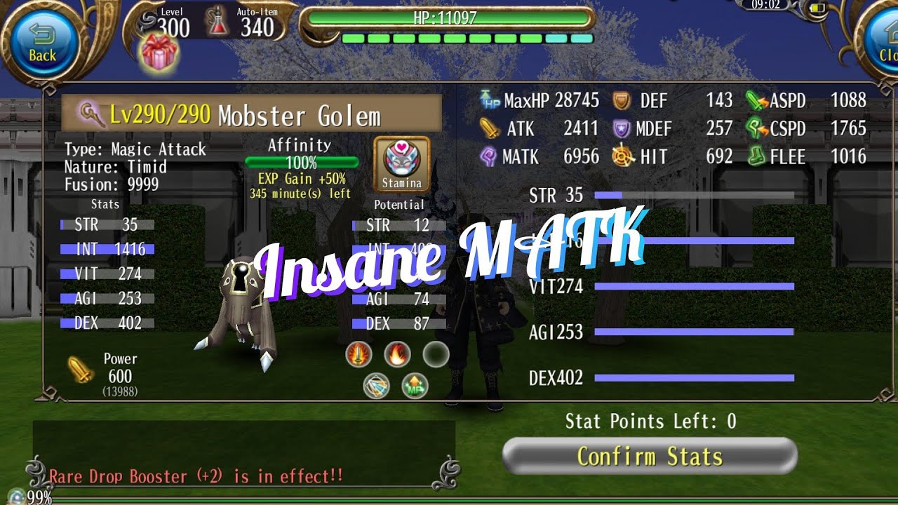 9999 Fusion Lv290 DPS Pet Build – INSANE Magic Damage! 💥 | Toram Online