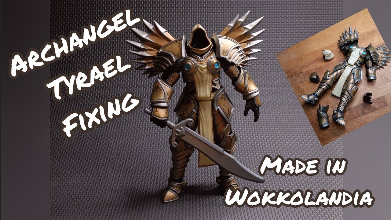 Diablo Action figure fixing Tyrael 70
