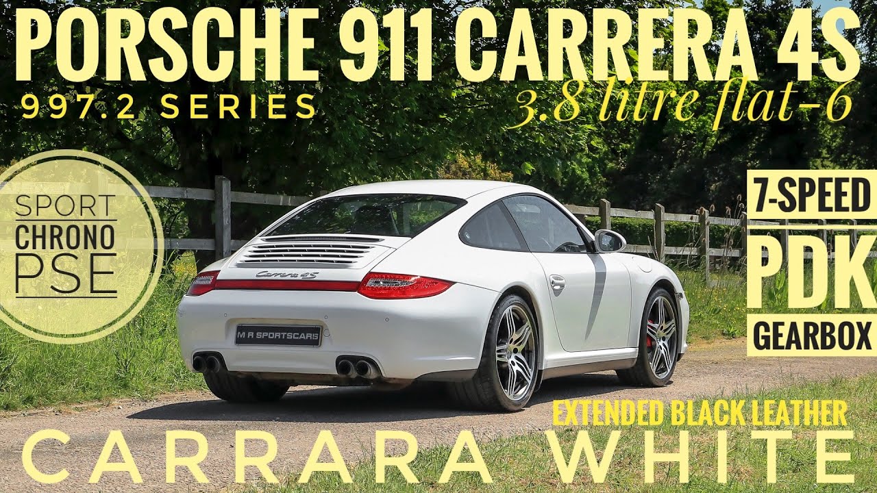 Porsche 911 Carrera 4S Widebody Coupe PDK 997.2 Carrara White Chrono PSE PASM Sports Seats For Sale!
