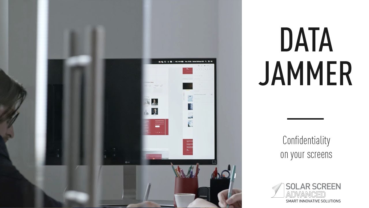 Data Jammer: Confidentiality on your screens