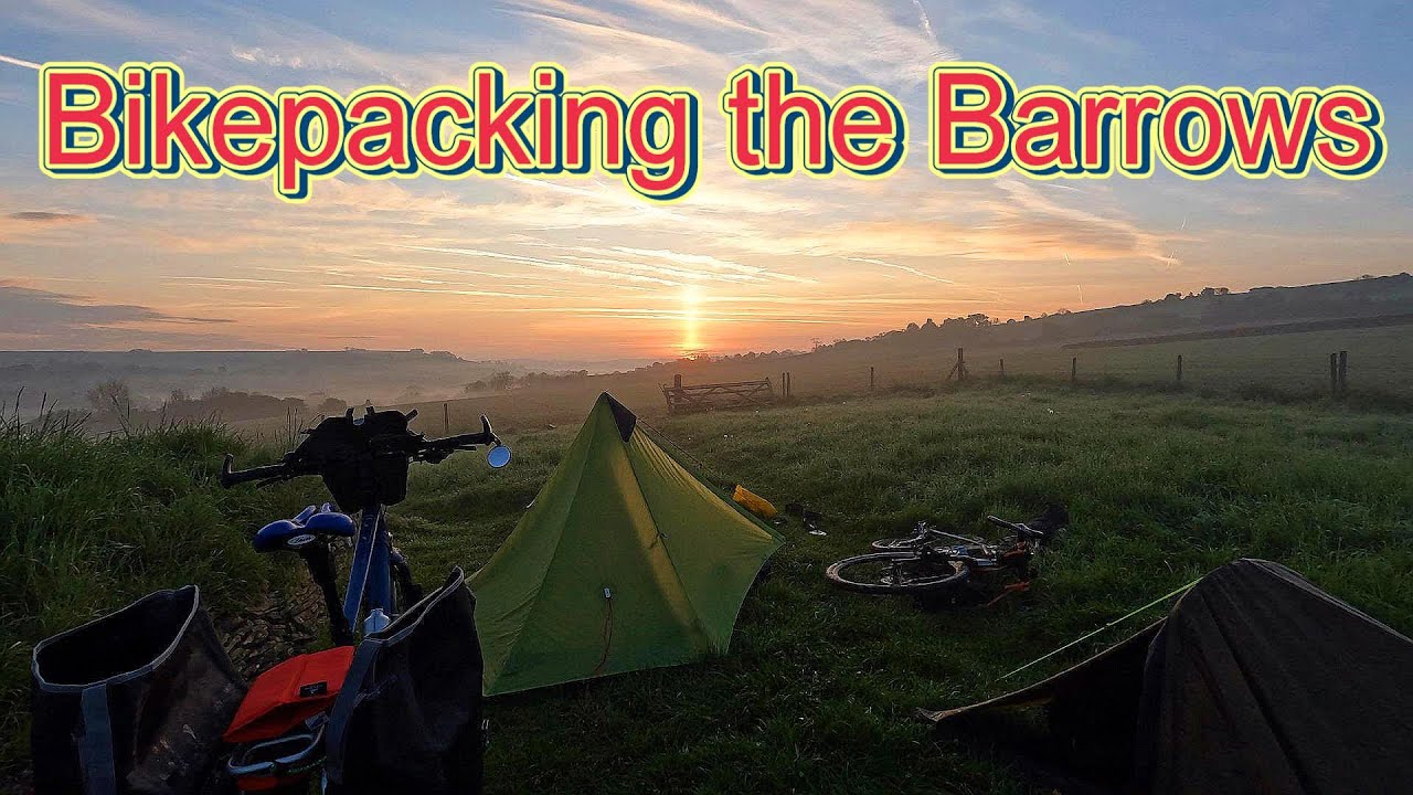 Bikepacking & Wild Camping, Visiting 3 Neolithic Long Barrows  Had to get rescued, Illness!!
