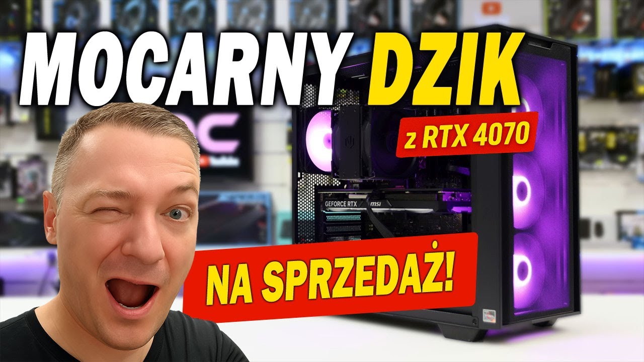 Ten komputer JEST NA SPRZEDAŻ! Gotowiec z RTX 4070 &ndash; petarda do gamingu 💣