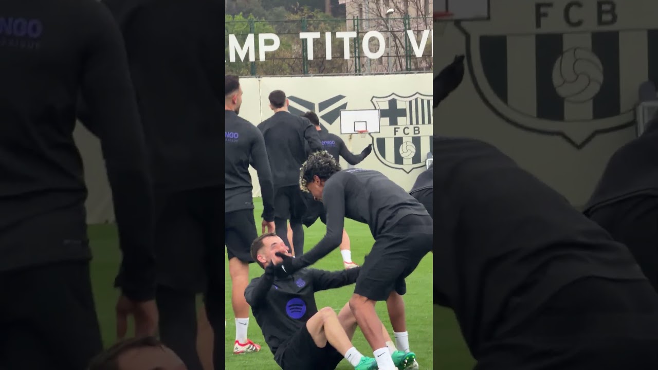 Down by contact #fcbarcelona #shorts