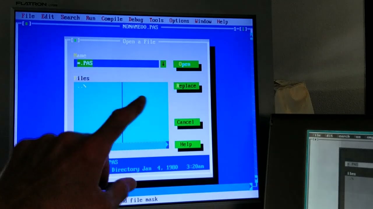 Programación MS-DOS con el entorno de desarrollo integrado Turbo Pascal 7
