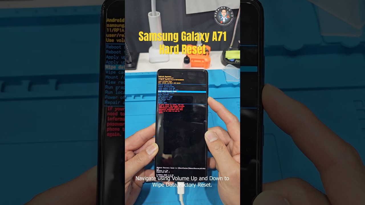 Samsung Galaxy A71 Hard Reset | Forgot PIN? Try This! 🔄#SamsungA71 #HardReset #forgotpin