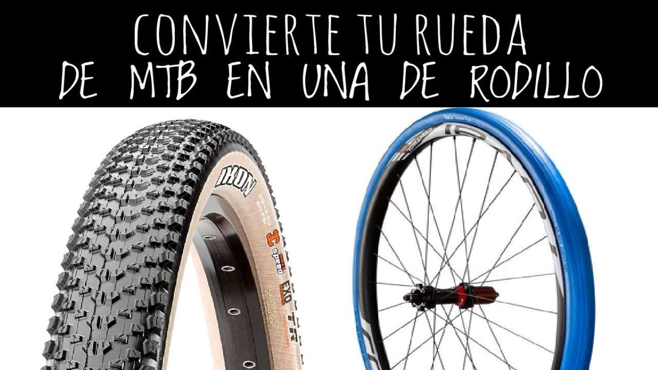 CONVERTIR RUEDA DE MONTAÑA PARA USO DE RODILLO INDOOR