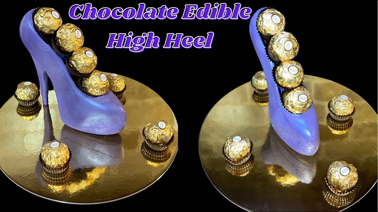 DIY Chocolate Edible High Heel Using Amazon Mold