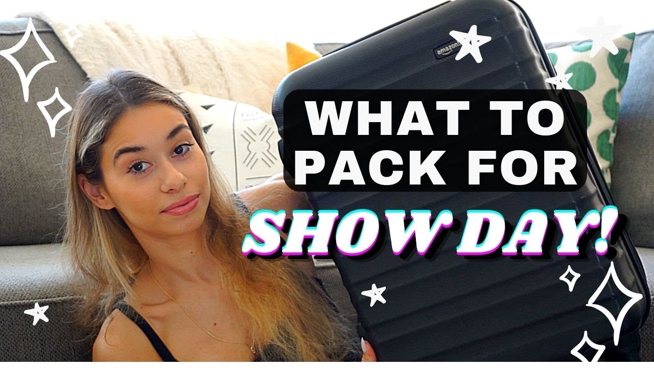 WHAT TO PACK FOR SHOW DAY! | BIKINI COMPETITION PACKING LIST | Kat Vera