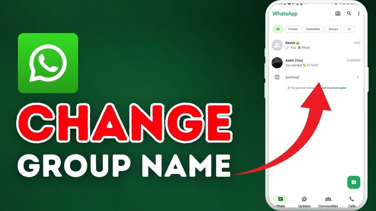 How to Change Group Name in WhatsApp 2025?