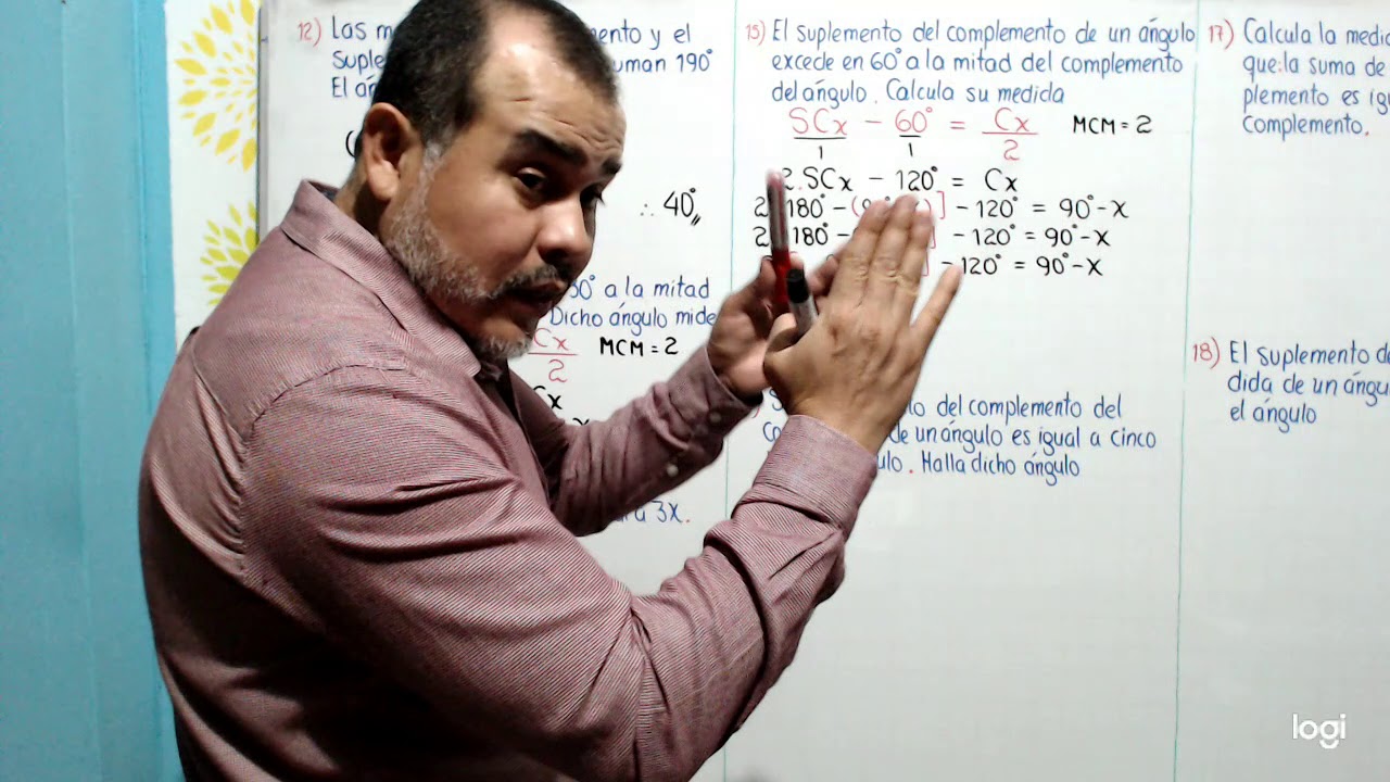 Complemento y Suplemento de un ángulo PARTE2