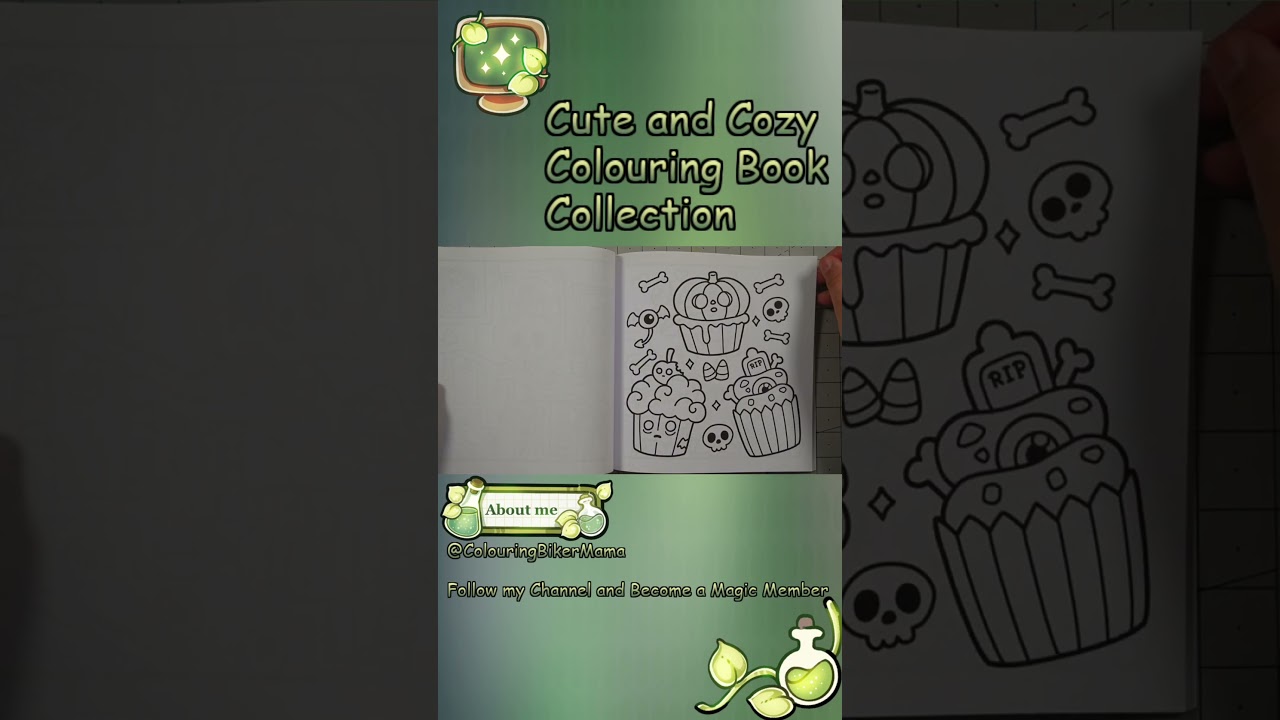 Cute and Cozy Colouring Book series  #coloring #coloringadventure #coloringpages #cozycoloring