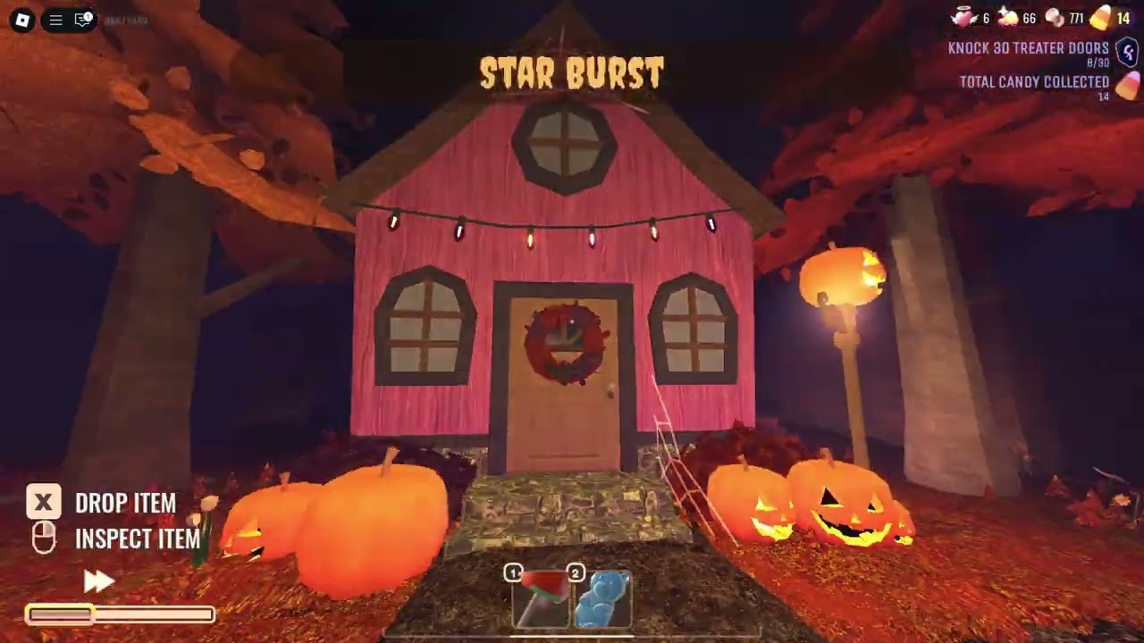 🎃 เคาะๆประตูขอลูกอมชาวบ้านในวันฮาโลวีน 🎃 (คลิปนี้มีการตัดต่อ) | Roblox Doors Trick or Treat