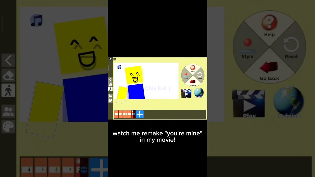 You're mine in my movie! 