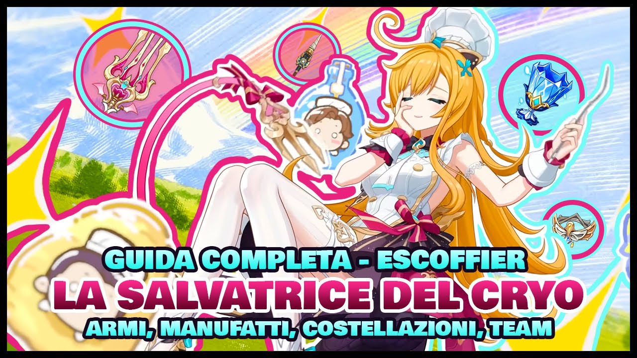 How to Play ESCOFFIER - Complete Build Guide & Recommended Teams [Genshin Impact ITA]