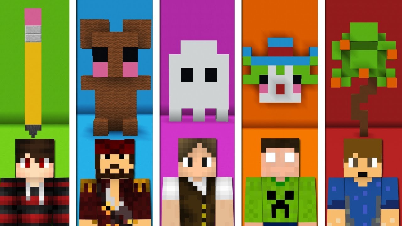 TROCA DE CONSTRUÇÕES: DESSA VEZ A BAGUNÇA É COM 5 YOUTUBERS!