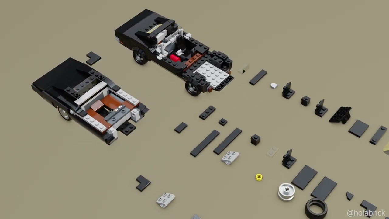 Dodge Charger official VS. custom MOC FF fast build #lego #legocars