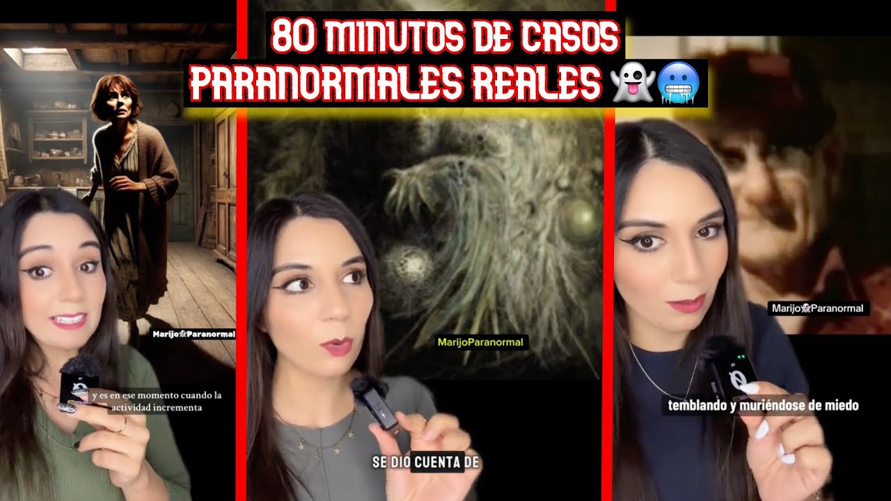 80 MINUTOS DE CASOS PARANORMALES REALES (demonios, fantasmas, casas embrujadas) 🥶👻