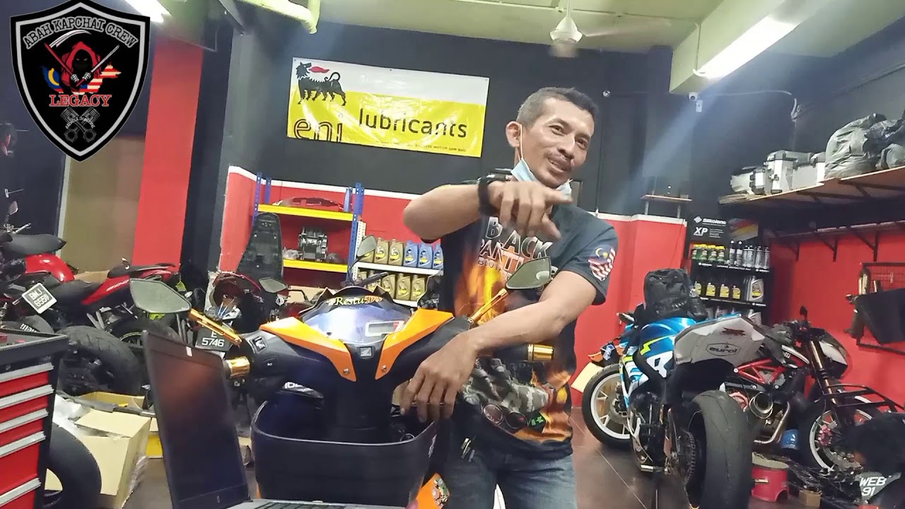 RS150..pendedahan tentang ecu flash, sporket, minyak hitam dan macam² lagi..