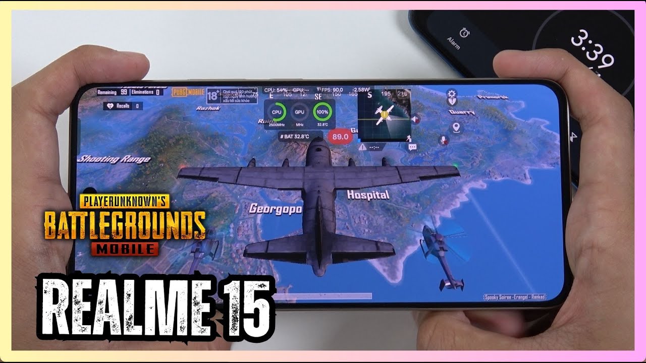 Realme 15 PUBG Mobile Gaming test | Dimensity 7300+, 144Hz Display