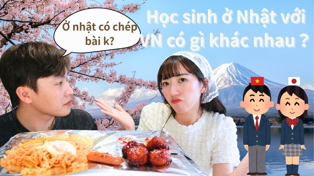 Thời học sinh của mình với Kanako có gì? Thử hỏi khó Vợ Nhật xem phản ứng....| Vợ Chồng Việt Nhật