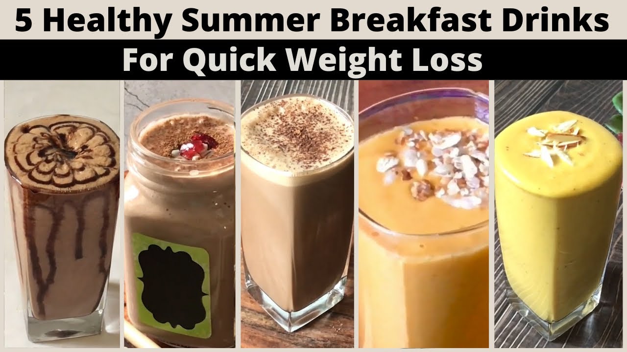 5 Healthy & Tasty Summer Breakfast Drinks For Quick Weight Loss | Sattu , Barley & Oats Drink