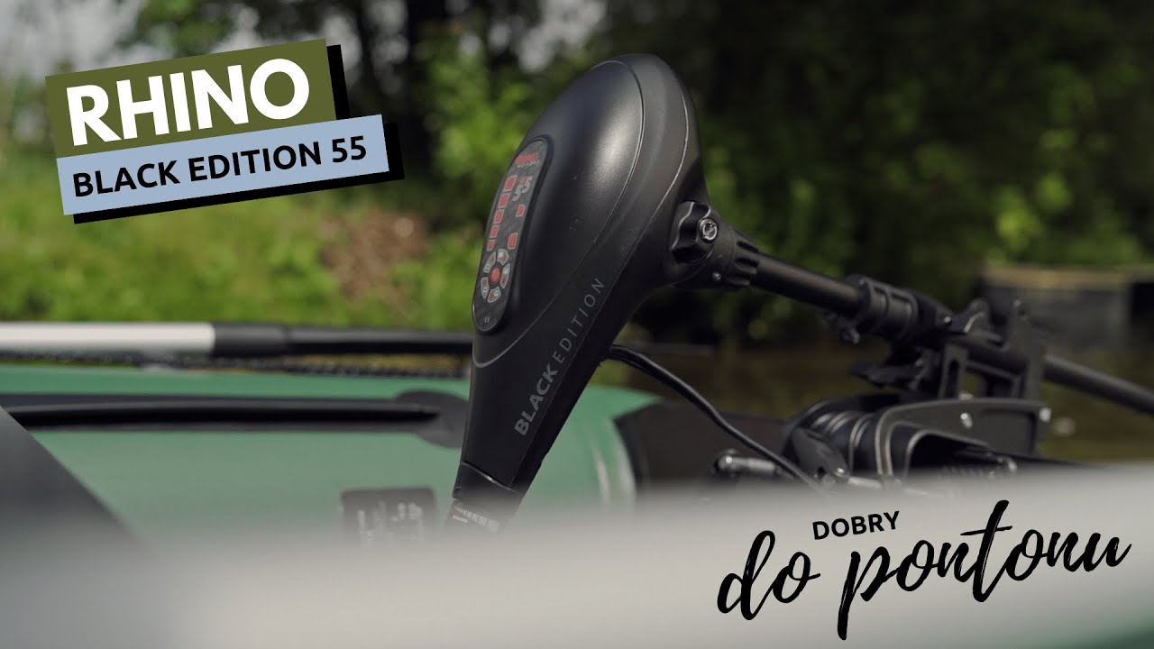 Dobry silnik do pontonu - Rhino Black Edition 55