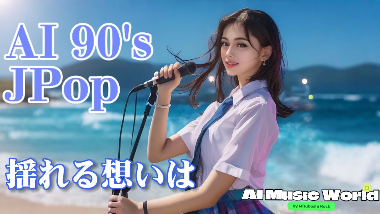 「揺れる想いは 」AI、90年代風JPopです。#freebgm #音楽生成ai #JPop #Rock