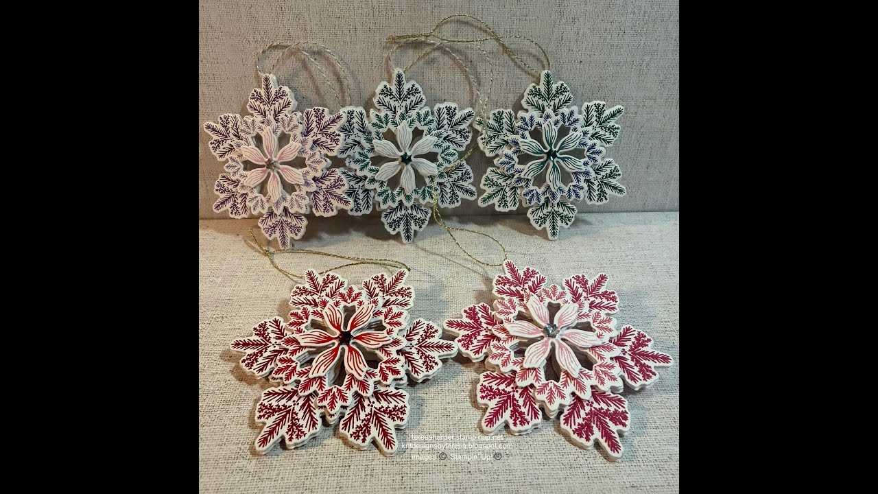 Jolly Delivery wreath card & Delicate Pines Snowflake ornament 12 02 25