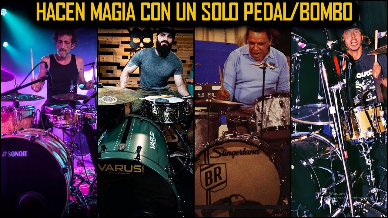 7 Bateristas Que No Necesitan Doble Bombo O Doble Pedal 🚫