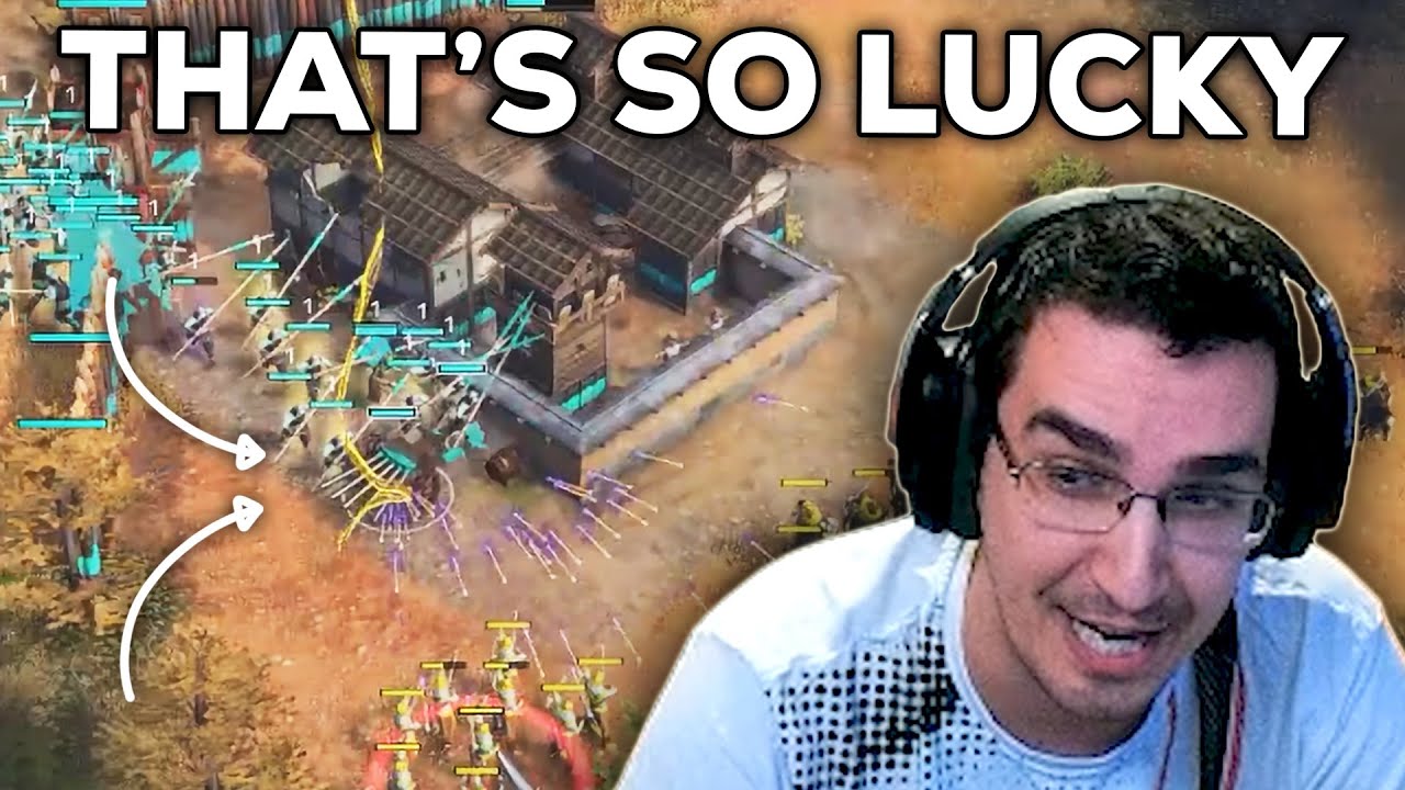 Opponent Gets Lucky in this Japanese vs Malians 1v1 in AOE4