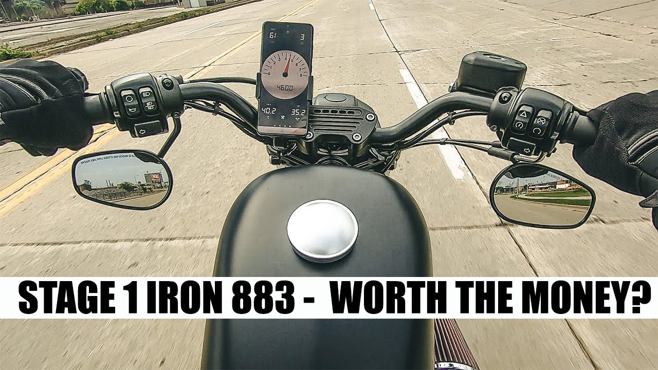 Is a STAGE 1 IRON 883 Build Worth it? | Vance & Hines VP3 Tuner Pack + Short Shots