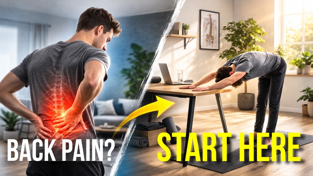 7 Simple Exercises to Relieve Lower Back Pain (Follow Along)