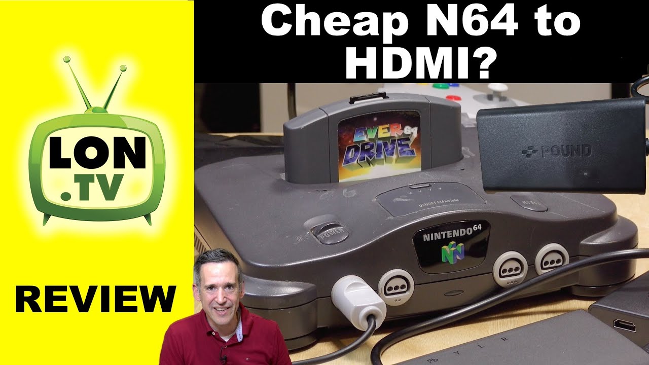 Тестирование недорогих решений для Nintendo 64 и HDMI: кабель Pound Link и адаптер RuntoGOL