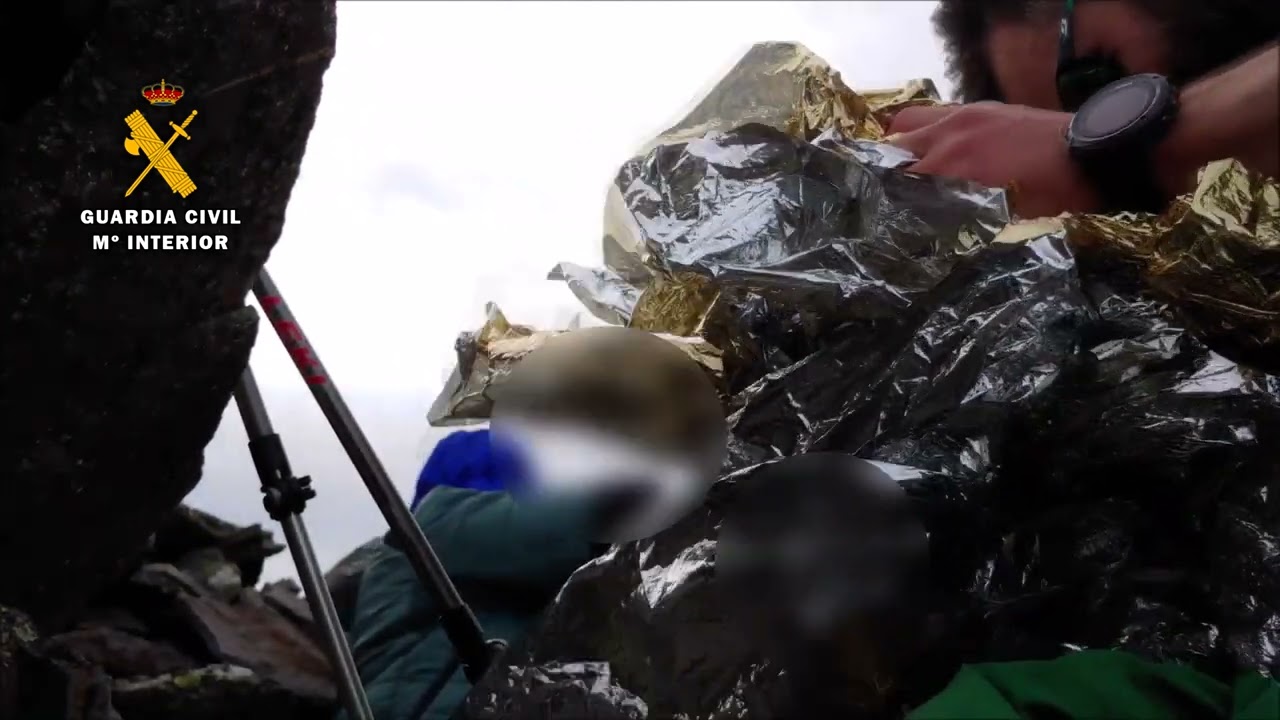 Rescate de dos senderistas en el MONCAYO
