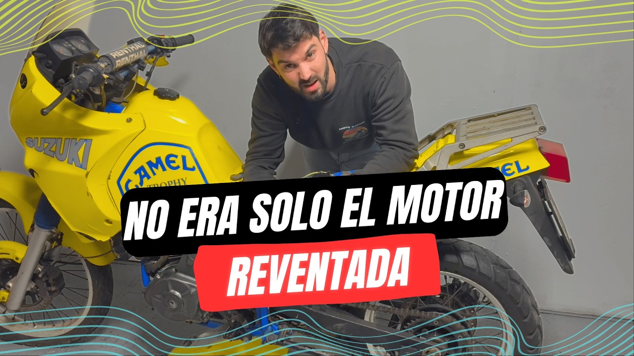 Esta moto estaba más TOCADA de lo que parecía