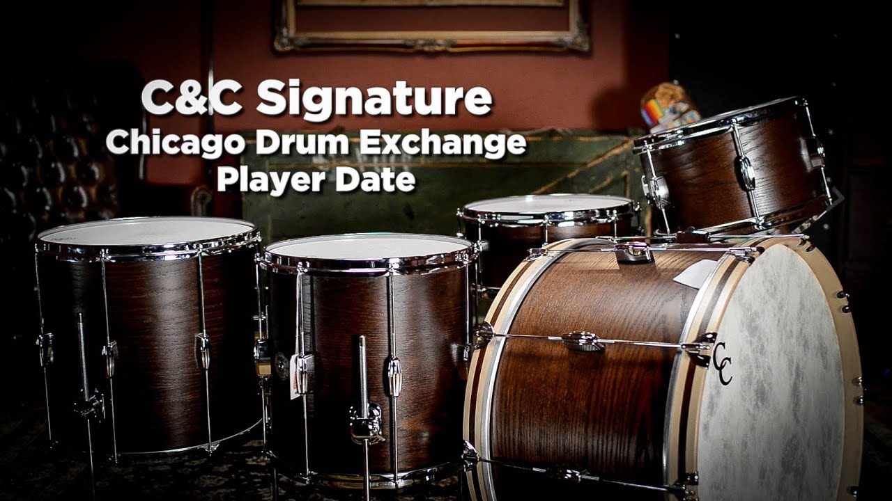 C&C Drum Co. Signature Chicago Drum Exchange Player Date Kit | CDE Demo