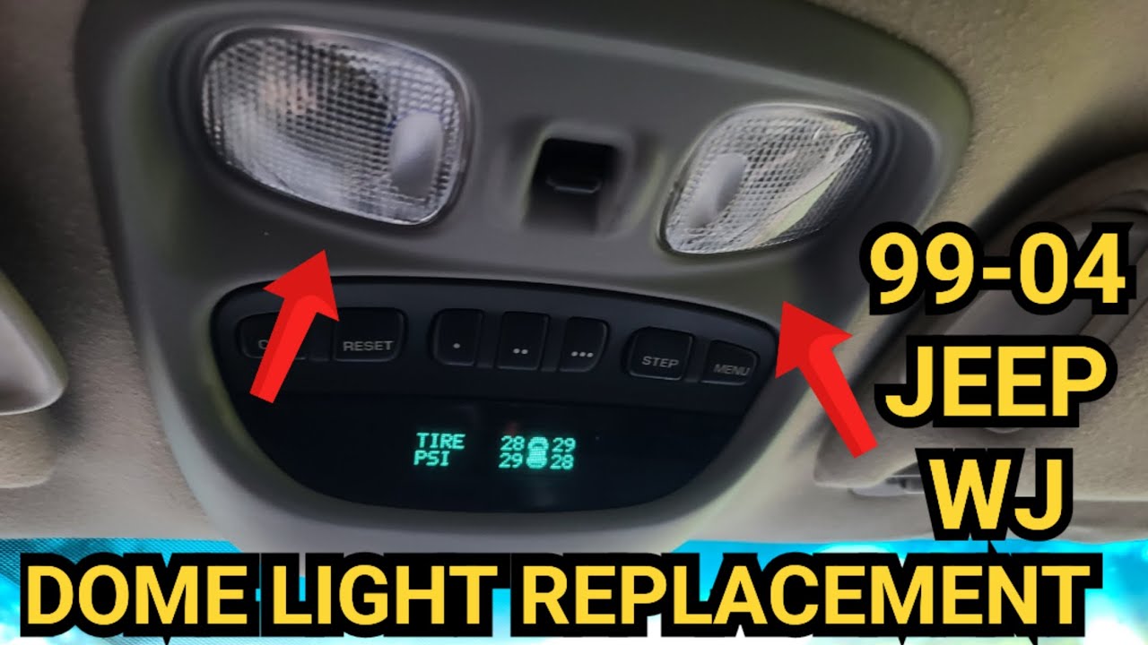How To Replace The Dome Lights on a 1999-2004 Jeep Grand Cherokee