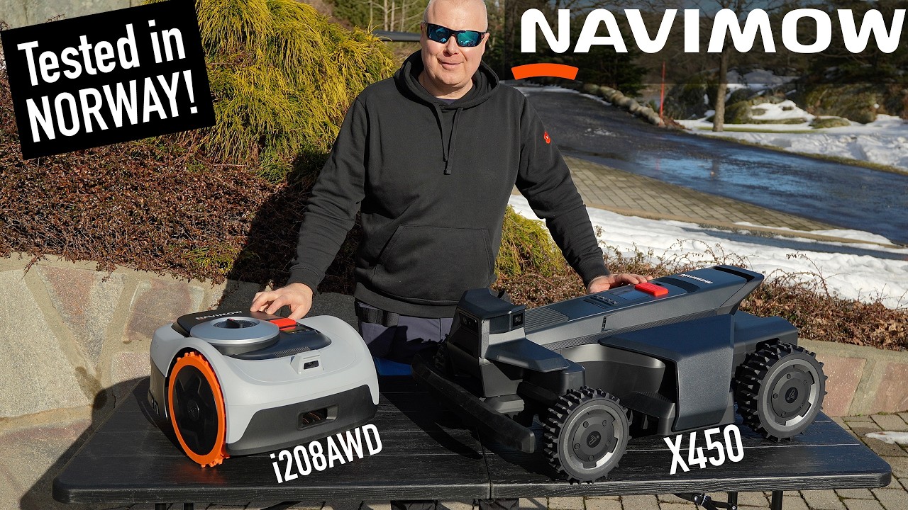 Роботизированные газонокосилки Segway Navimow X450 и i208AWD!