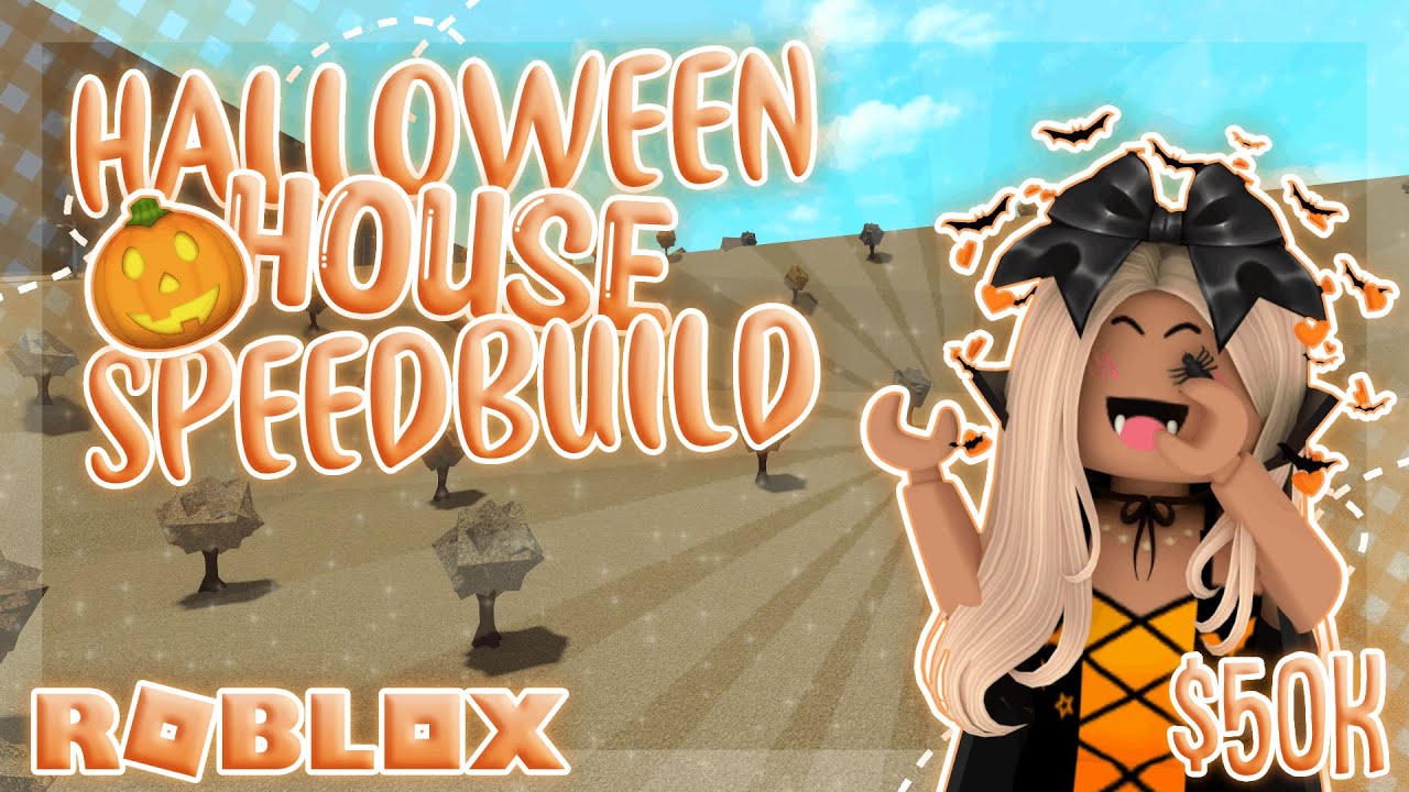 HALLOWEEN HOUSE LAYOUT SPEEDBUILD | Roblox Bloxburg