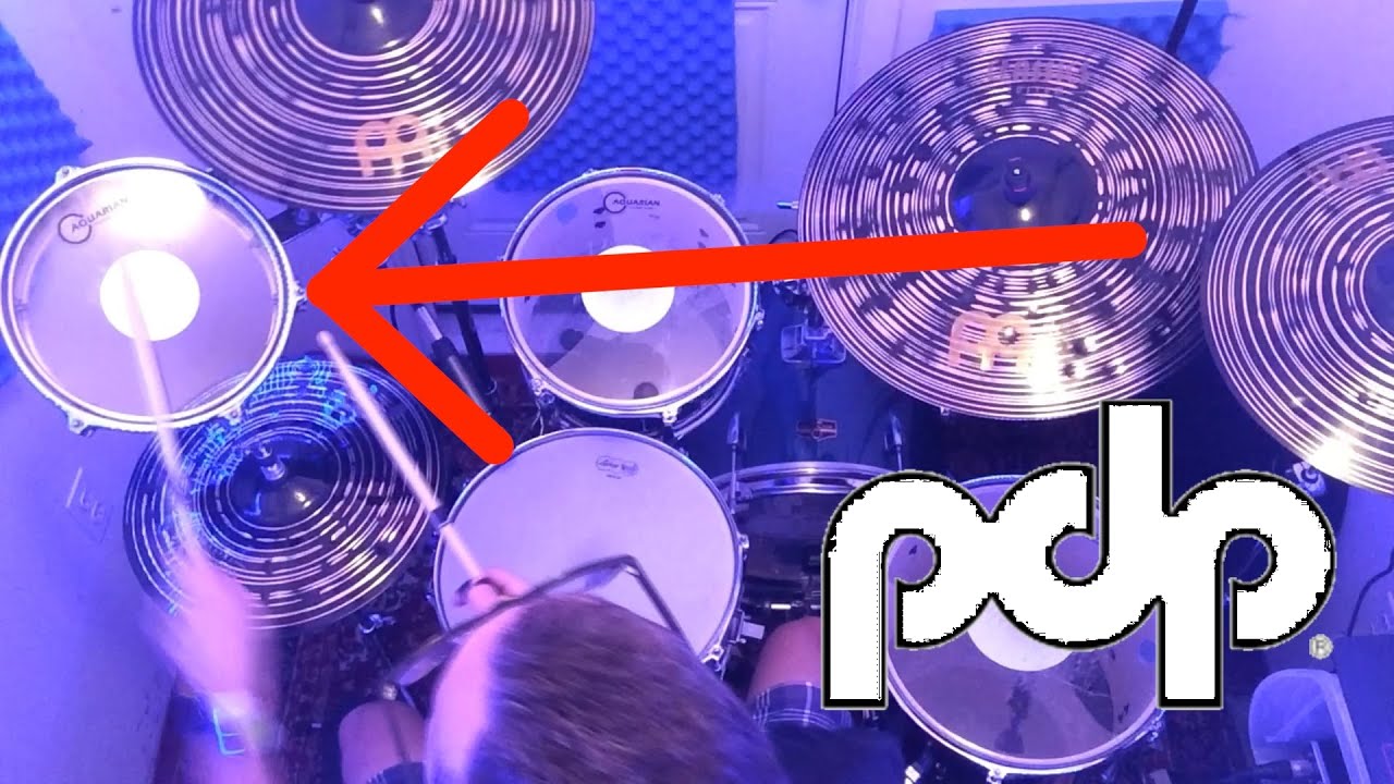 Pacific Drums PDP (DW) Мини-тимбал, используемый как вспомогательный концертный том