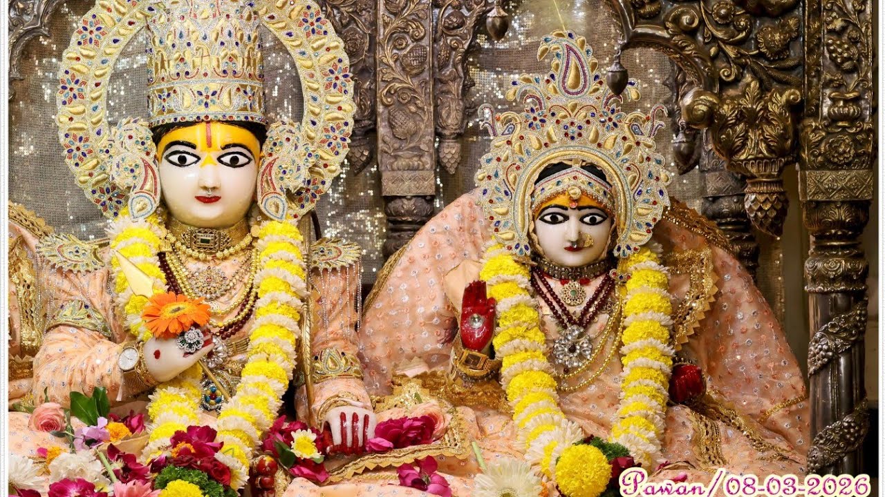 Shringar Arti Of Shri Kanak Bihari Ji as on 08-03-2026 09.00 AM