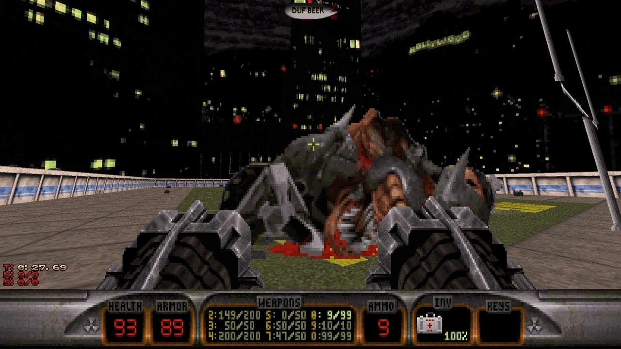 Duke Nukem 3D - PC - E3/L8: Stadium - [CGS] - 100% Kills & Secrets