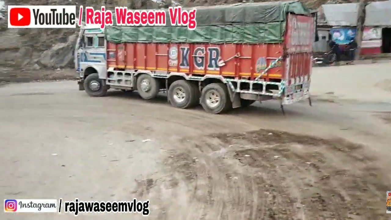 At Zig post to Jawahar Tunnel Area || Trucks at Zig post  Qazigund Area 12 Chakka | On the Way Jammu