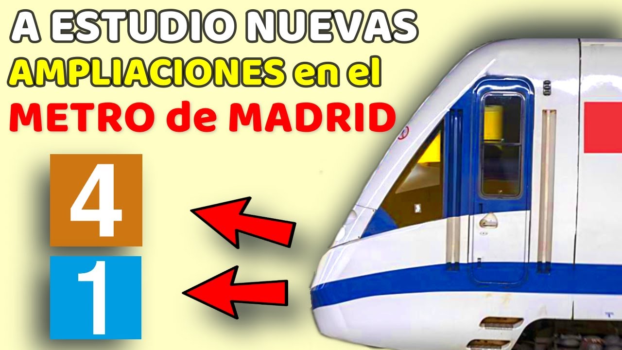 🔀 MADRID QUIERE REORDENAR y AMPLIAR el Servicio de las Líneas 1 y 4 del METRO y Llegar a Nuevo Norte