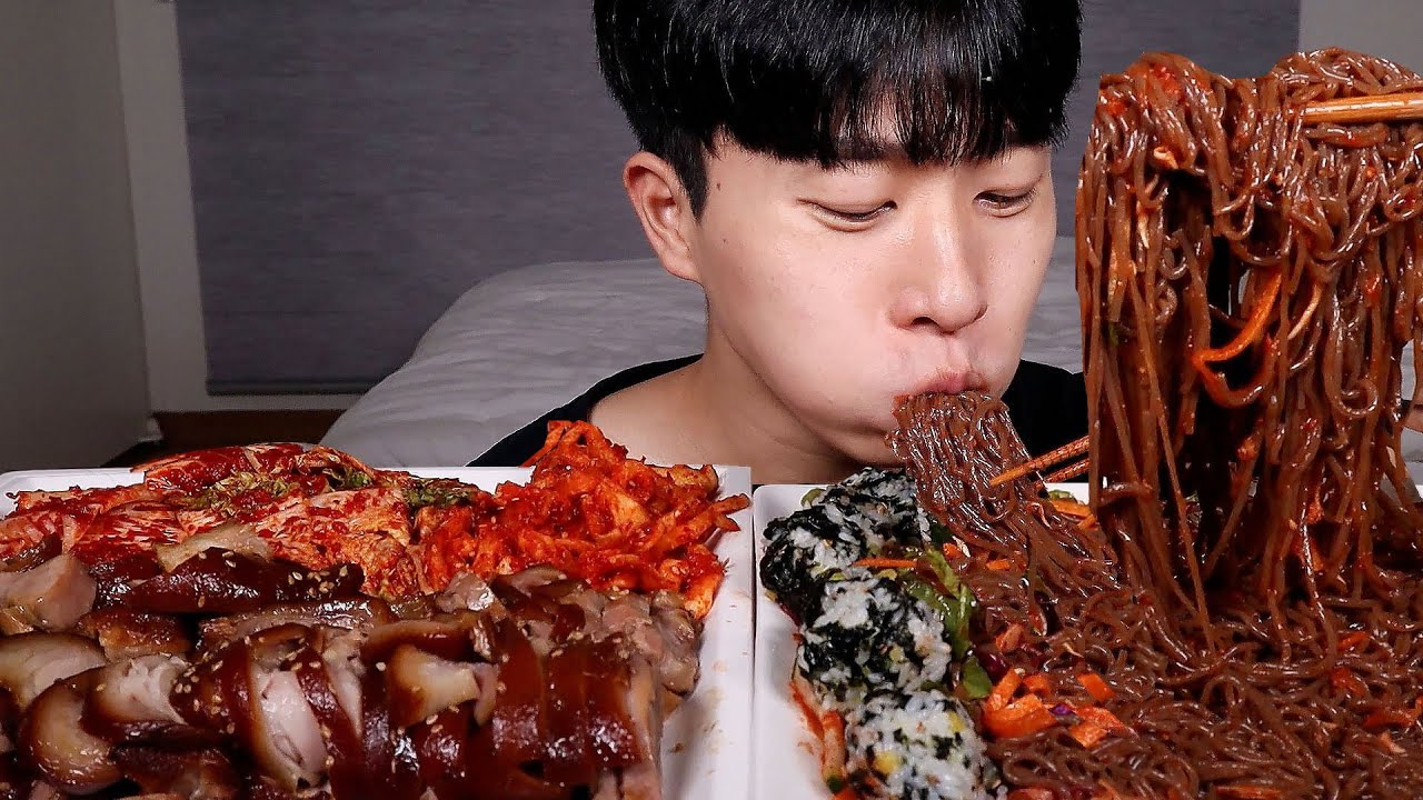 서소문족발 따뜻한 족발 大 막국수 주먹밥 먹방ㆍASMR MUKBANG Jokbal (Pork Feet ) Makguksu( Buckwheat Noodles) Eating Sound