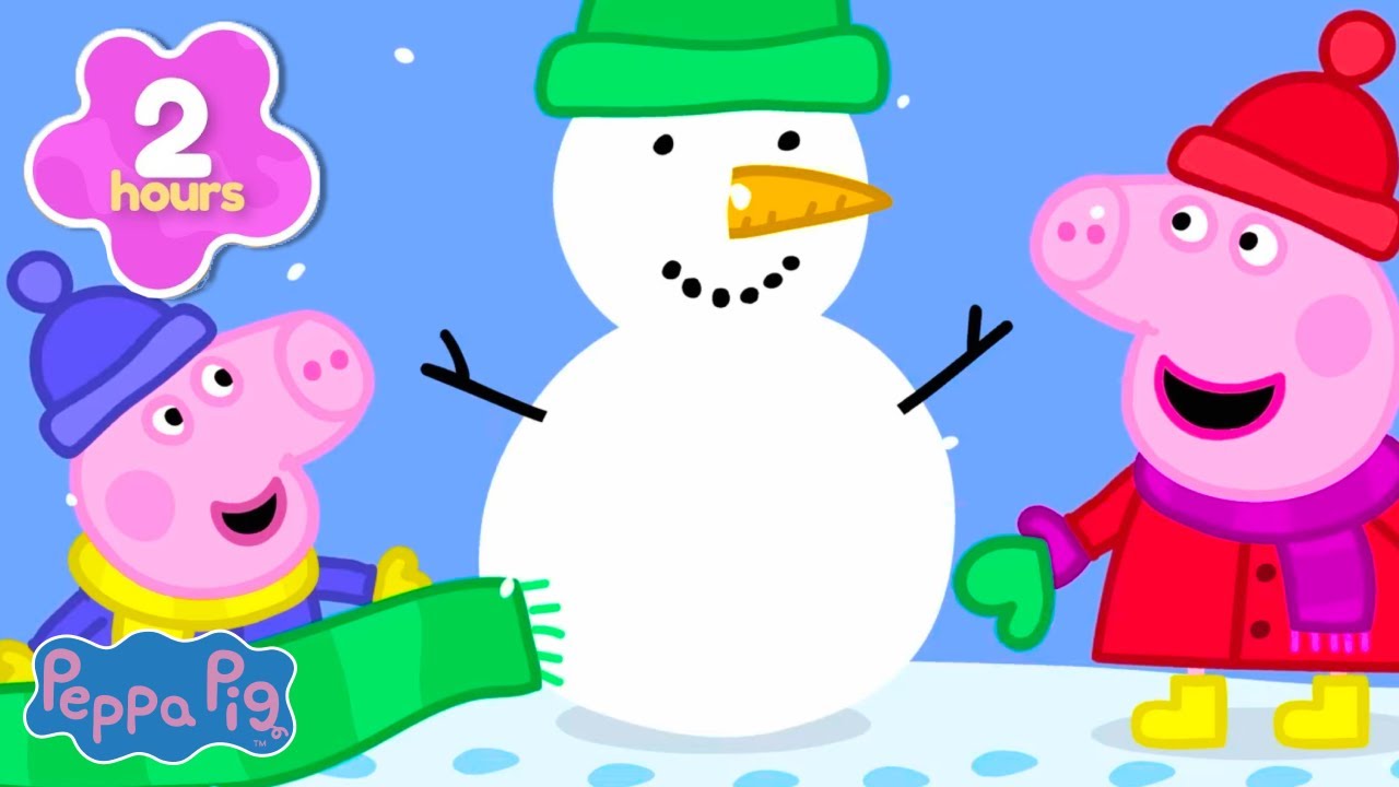 ❄️ Gurli Gris bygger en snemand og flere episoder! | Gurli Gris